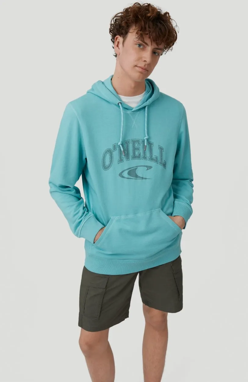 Sudadera O’NEILL hombre con capucha STATE HOODIE Aqua Sea Ref. 1A1438 Azul agua logo pecho