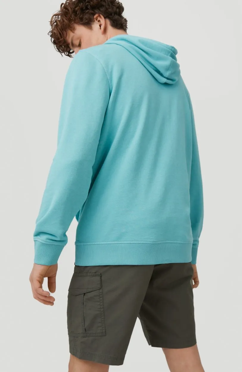 Sudadera O’NEILL hombre con capucha STATE HOODIE Aqua Sea Ref. 1A1438 Azul agua logo pecho