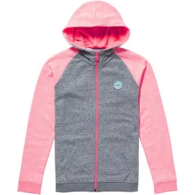 Sudadera O’Neill niña suave con capucha y cremallera Powderdays hoodie Ref. 8P6477 Gris y rosa