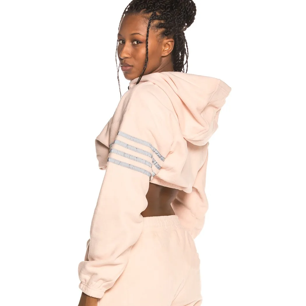 Sudadera polar top Chica Grimey Sighting in Vostok Polar Fleece Crop Hoodie FW19 Pink Ref. GGCPH333-PNK rosa palo