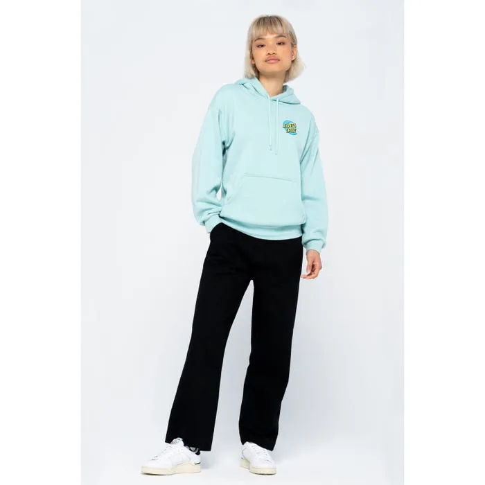 Sudadera SANTA CRUZ Mujer con capucha ALT. ENERGY sea blue Ref. SCA-WHD-0542 azul agua flores