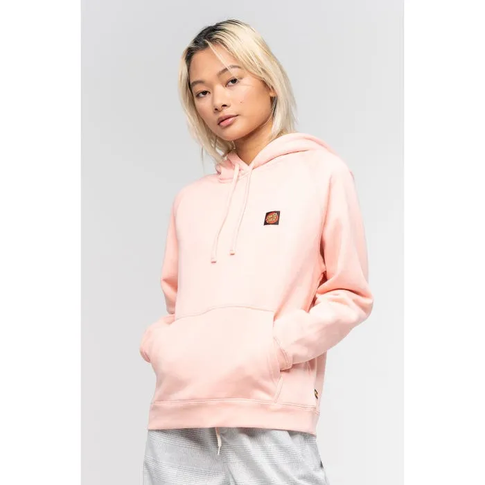 Sudadera SANTA CRUZ Mujer con capucha Classic Label Hood Blossom Ref. SCA-WHD-0483 rosa palo