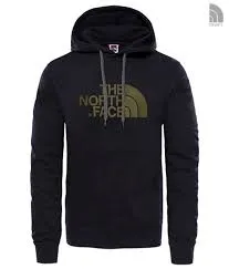 Sudadera THE NORTH FACE hombre con capucha DREW PEAK ref. T0A0TETY1 negra con logo bordado verde caqui