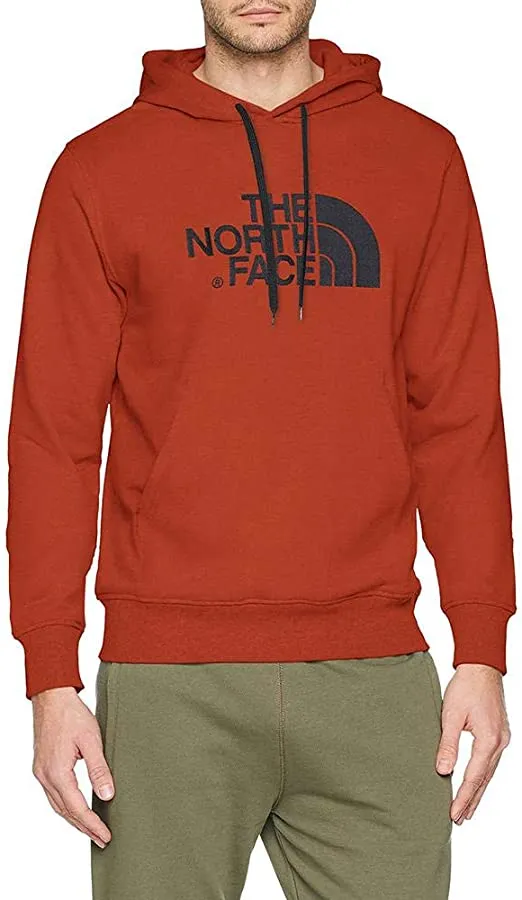 Sudadera THE NORTH FACE hombre con capucha DREW PEAK ref. T0A0TEZBN rojo caldera con logo bordado gris