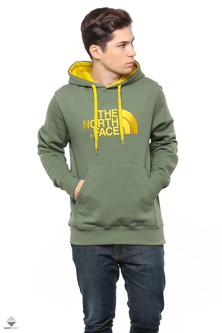 Sudadera THE NORTH FACE hombre con capucha DREW PEAK ref. T0AHJYZCE Verde con logo bordado amarillo