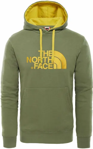 Sudadera THE NORTH FACE hombre con capucha DREW PEAK ref. T0AHJYZCE Verde con logo bordado amarillo