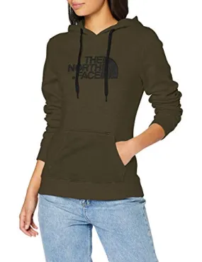 Sudadera THE NORTH FACE mujer con capucha DREW PEAK ref. T0A8MU31L caqui con logo bordado negro