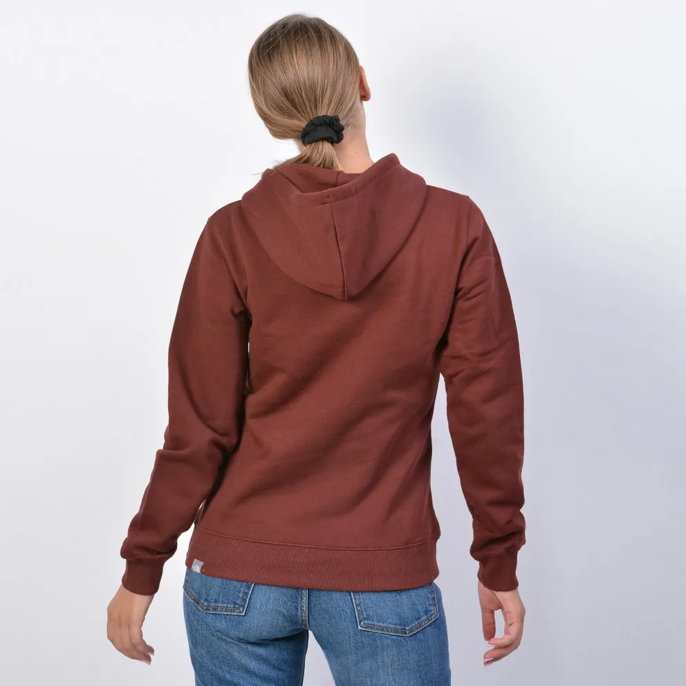 Sudadera THE NORTH FACE mujer con capucha DREW PEAK ref. T0A8MU38X Vino con logo bordado cobre