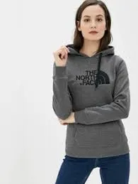 Sudadera THE NORTH FACE mujer con capucha DREW PEAK ref. T0A8MUWRK gris con logo bordado negro