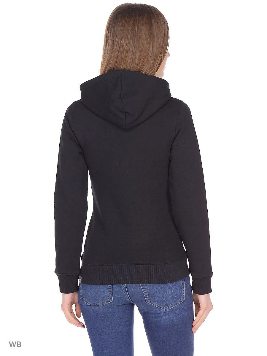 Sudadera THE NORTH FACE mujer con capucha DREW PEAK ref. T0A8MUXGB Negra con logo estampado en dorado