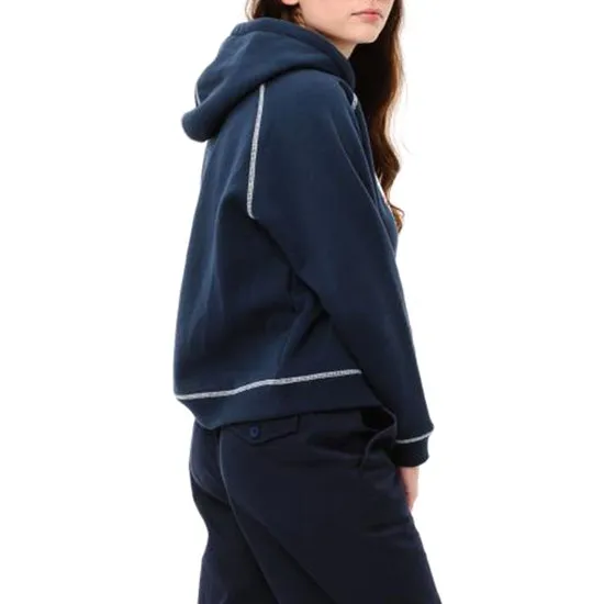 Sudadera Top SANTA CRUZ Mujer con capucha Speckled Dot Hood Ref. SCA-WHD-0441 Azul logo pecho