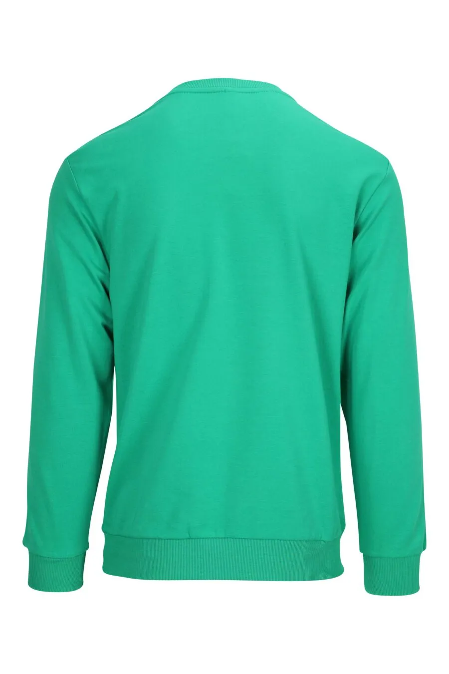 Sudadera verde con logo en cinta laterales