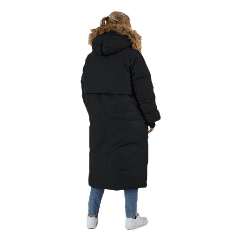 Svea Long Parka Black