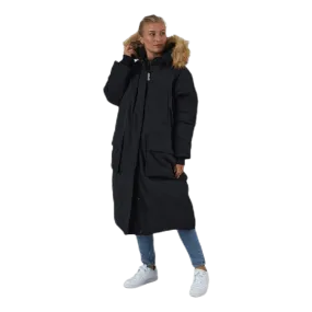 Svea Long Parka Black