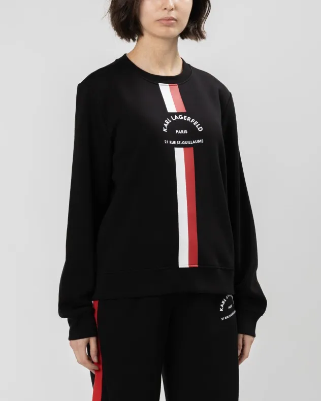 Sweatshirt Karl Lagerfeld 225W1814 Negro