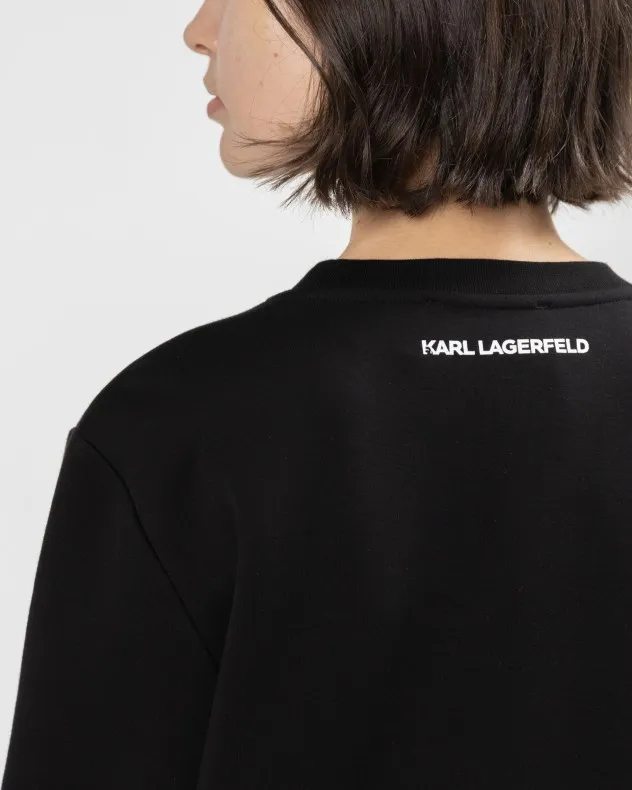 Sweatshirt Karl Lagerfeld 225W1814 Negro