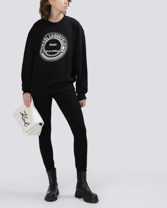 Sweatshirt Karl Lagerfeld 225W1886 Negro