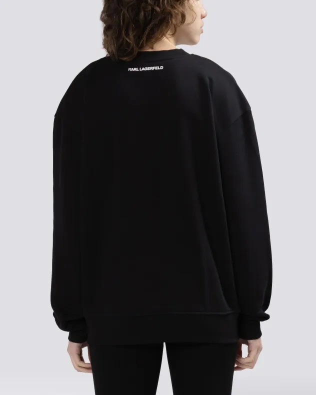 Sweatshirt Karl Lagerfeld 225W1886 Negro