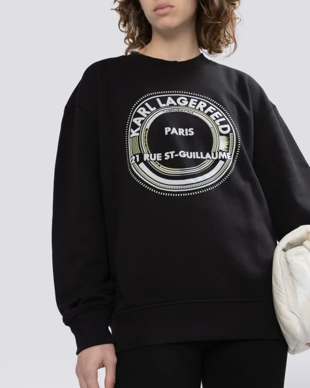 Sweatshirt Karl Lagerfeld 225W1886 Negro