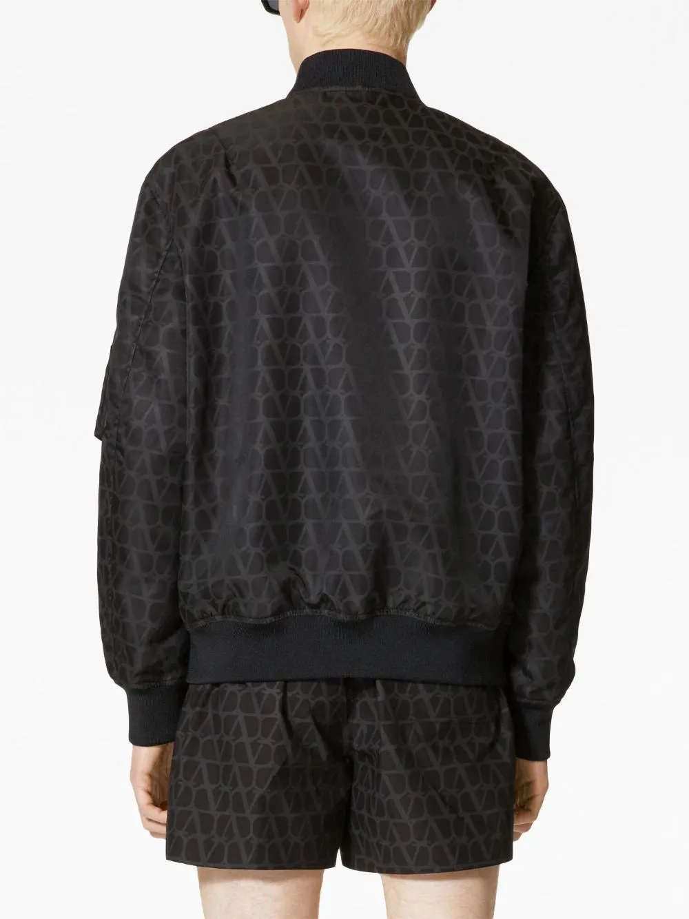 Valentino Garavani Toile Iconographe Light Bomber Jacket