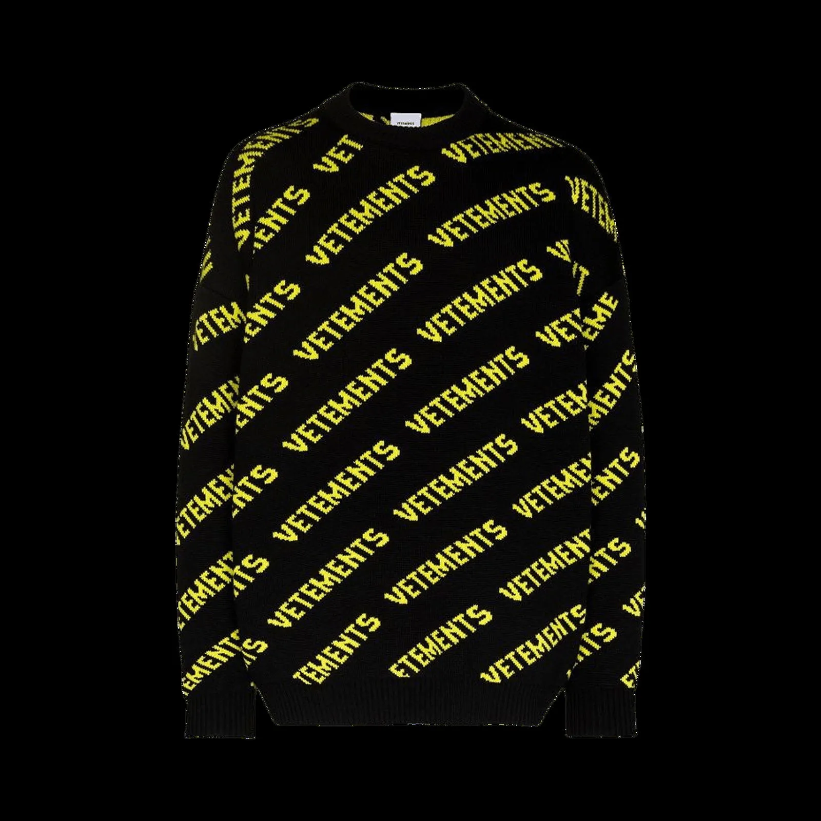 VETEMENTS Monogram Knitted Sweater