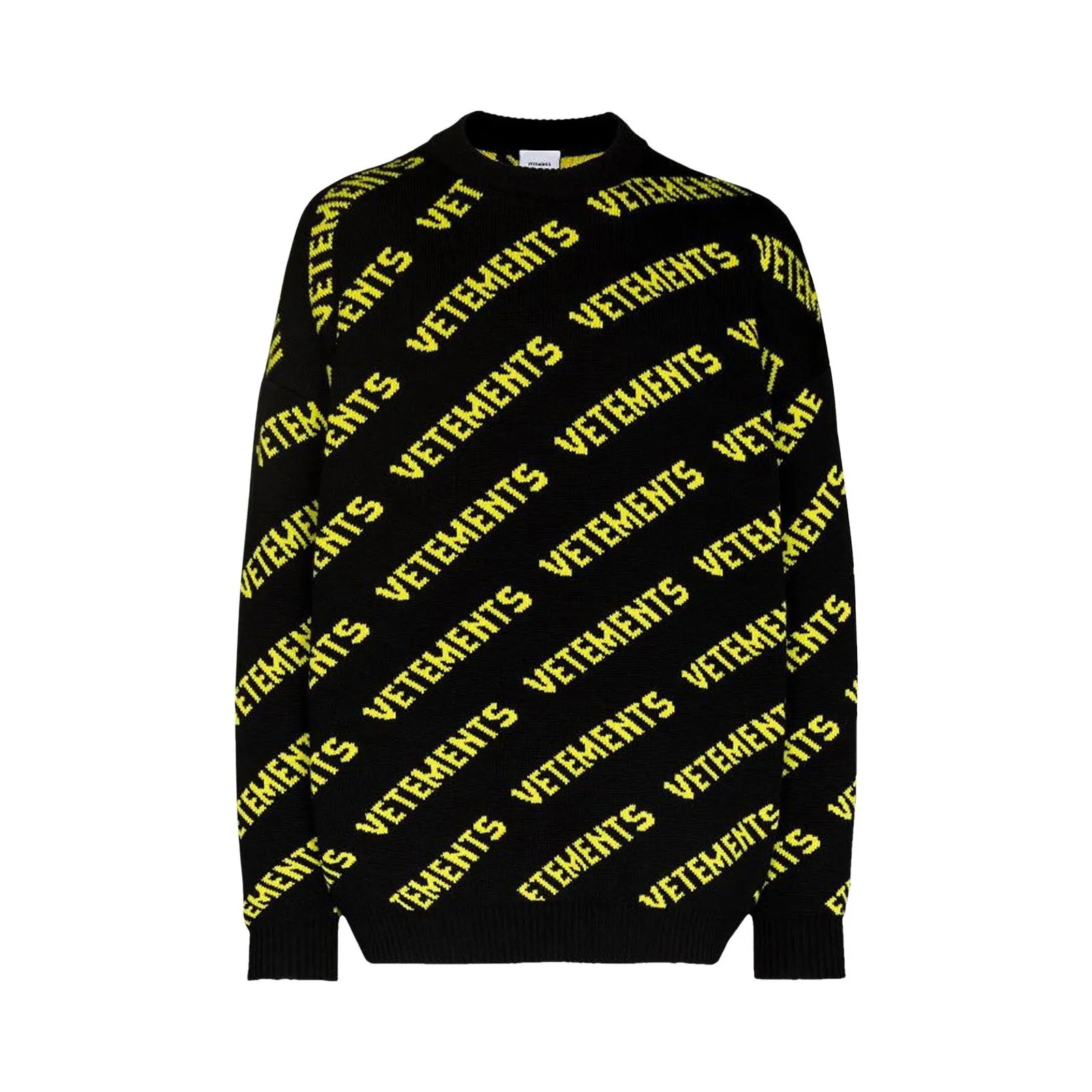 VETEMENTS Monogram Knitted Sweater