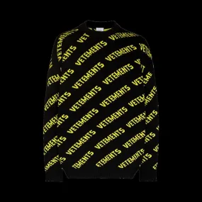 VETEMENTS Monogram Knitted Sweater