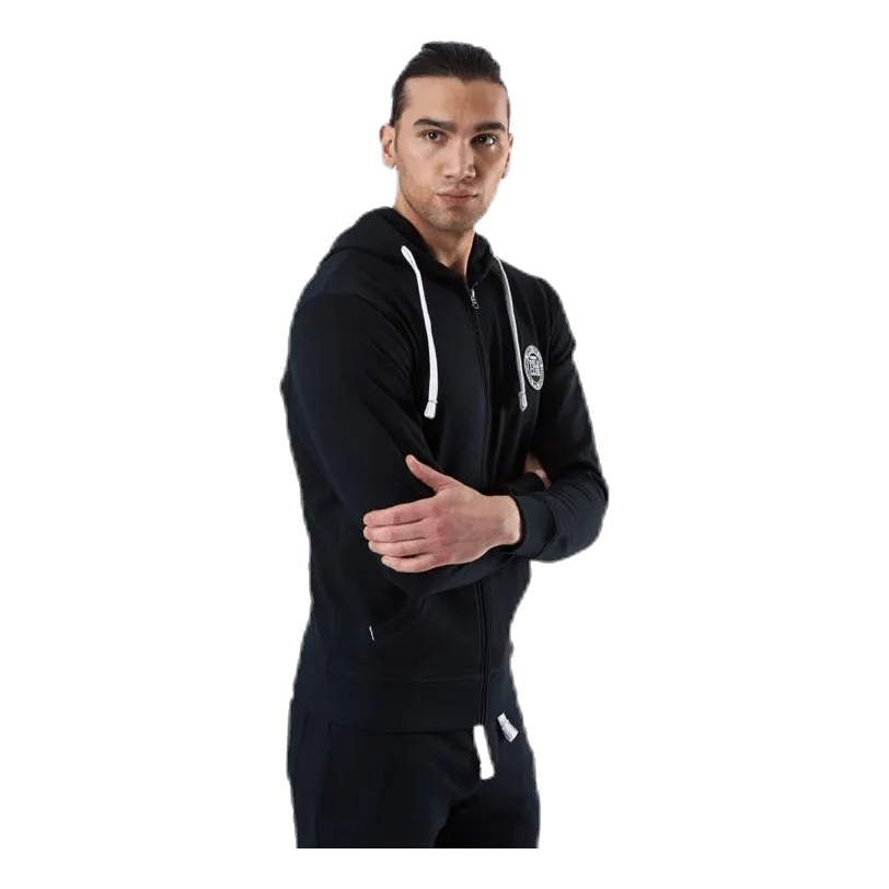 Vinson Polo Club Krew Sweatshirt Full Zip Black