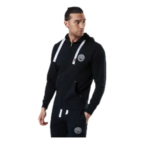 Vinson Polo Club Krew Sweatshirt Full Zip Black