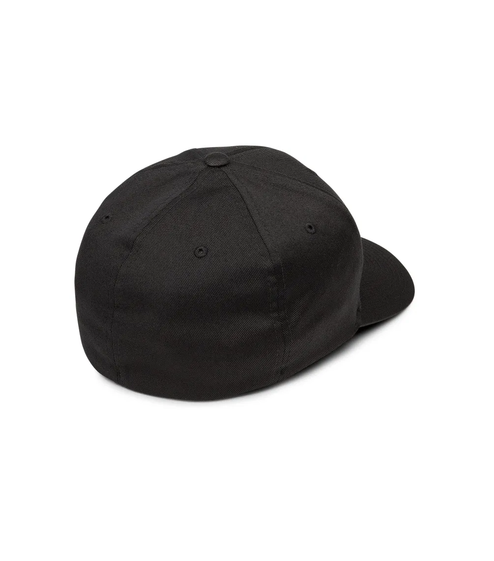 Visera VOLCOM Full Stone Flexfit Hat - Black