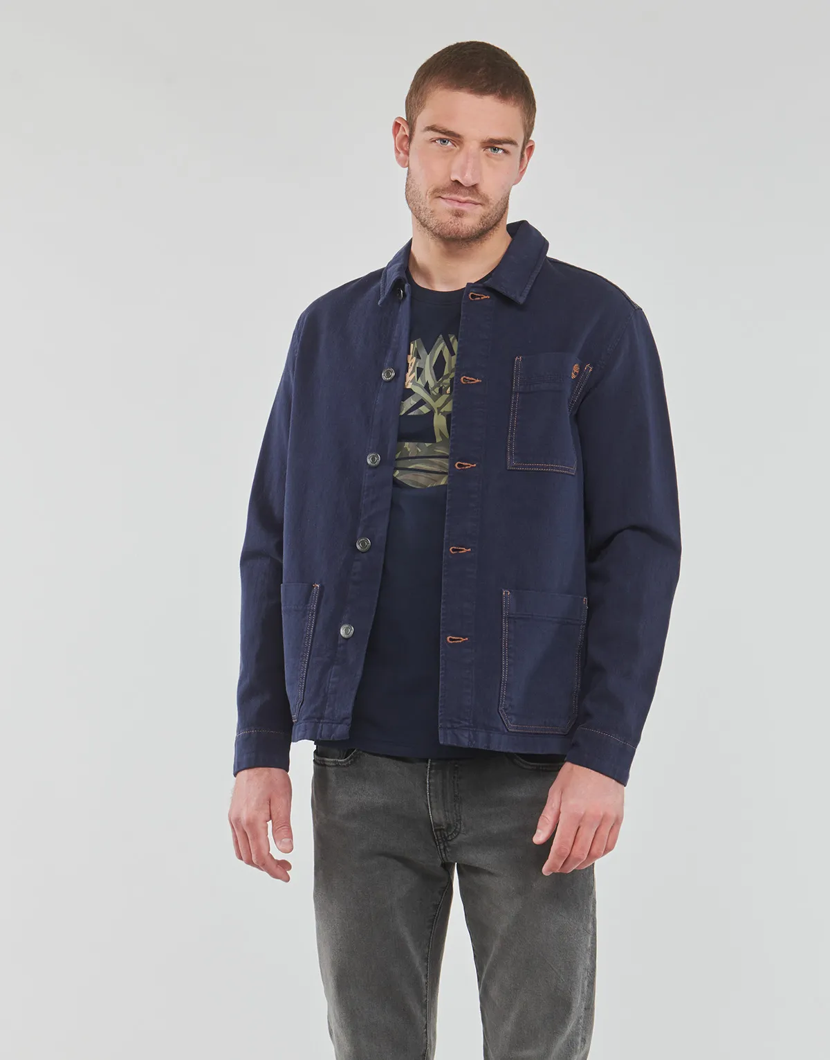 Work For The Future - Cotton Hemp Denim Chore Jacket